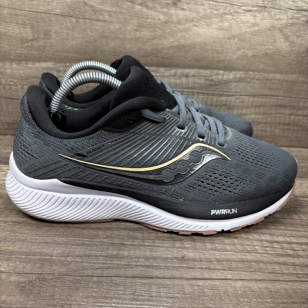 Saucony Guide 14 Gray Womens US Size 7 EUR 38 S10654-45 Running Shoes